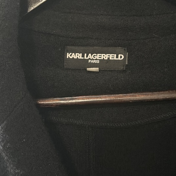 Long Karl Lagerfeld wool blended coat - Picture 8 of 8